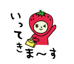 a-chan strawberry sticker #3973691