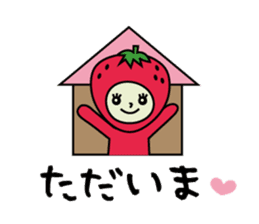 a-chan strawberry sticker #3973697