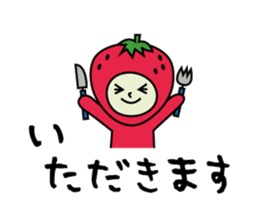 a-chan strawberry sticker #3973701