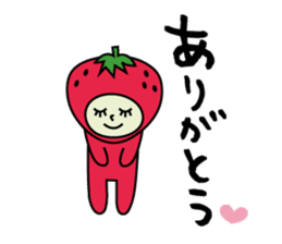 a-chan strawberry sticker #3973703