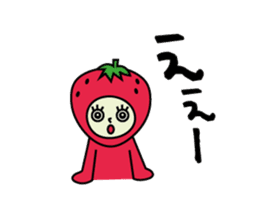 a-chan strawberry sticker #3973709