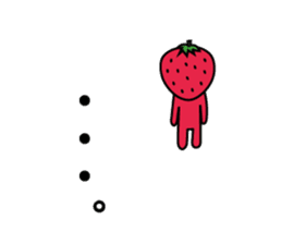 a-chan strawberry sticker #3973714