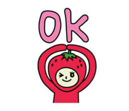 a-chan strawberry sticker #3973715