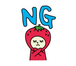 a-chan strawberry sticker #3973716