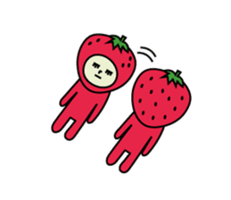 a-chan strawberry sticker #3973726