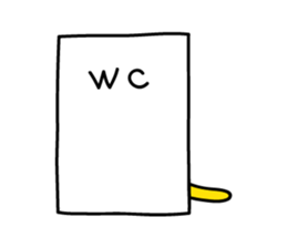 yellow cat and pink rabbit Sticker sticker #3973835