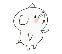 Reaction of the piglet sticker #3973968