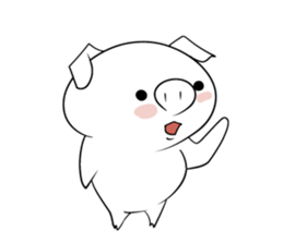 Reaction of the piglet sticker #3973984