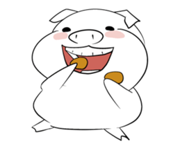 Reaction of the piglet sticker #3973989