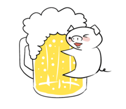 Reaction of the piglet sticker #3973991