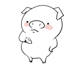 Reaction of the piglet sticker #3973992