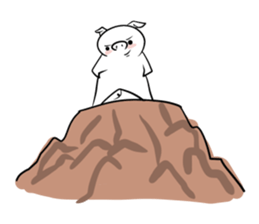 Reaction of the piglet sticker #3974002