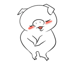 Reaction of the piglet sticker #3974006