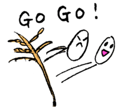 A life of rice sticker #3974140