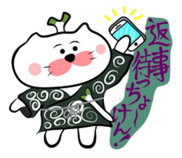 Samurai Matsukichi of the Yonago 3 sticker #3974558