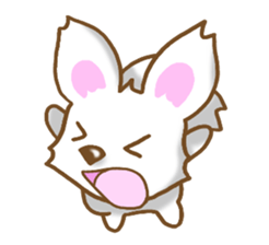 Sticker of Chihuahua. sticker #3974599