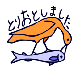 Birds in the hieroglyph. sticker #3974684