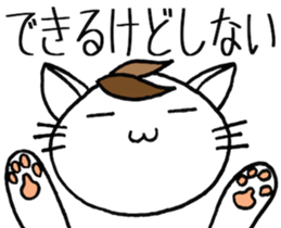 SHIRO CAT F sticker #3974839