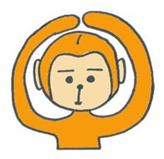 Monkeys Sticker sticker #3975179