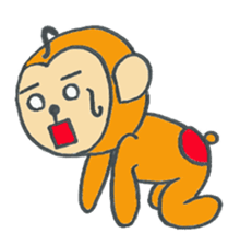 Monkeys Sticker sticker #3975183