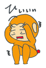 Monkeys Sticker sticker #3975197