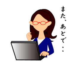 The tsundere sister VS the fool boy. sticker #3975418