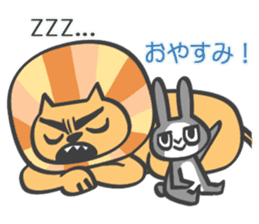 Lion&Bunny sticker #3975674