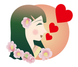 flower girls 2 sticker #3977156