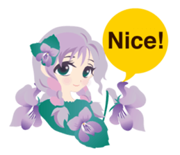 flower girls 2 sticker #3977160