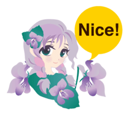 flower girls 2 sticker #3977160