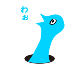 Cat & Octopus from the hole sticker #3978460