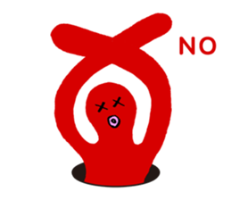 Cat & Octopus from the hole sticker #3978472