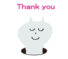 Cat & Octopus from the hole sticker #3978479