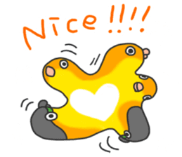 Pionites leucogaster&Black-headed Caique sticker #3978579