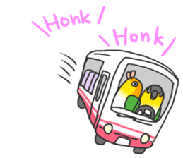 Pionites leucogaster&Black-headed Caique sticker #3978598