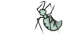 Feeling of the ant. sticker #3978727