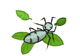 Feeling of the ant. sticker #3978733