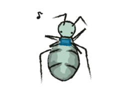 Feeling of the ant. sticker #3978734