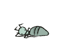 Feeling of the ant. sticker #3978736