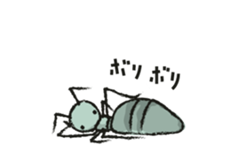 Feeling of the ant. sticker #3978737