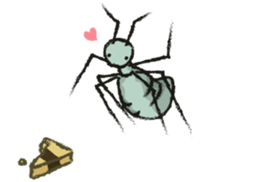Feeling of the ant. sticker #3978757
