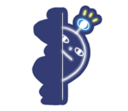 Shiny! ! ! Neon ghost sticker #3981251