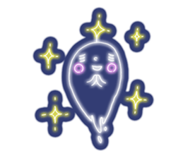 Shiny! ! ! Neon ghost sticker #3981260