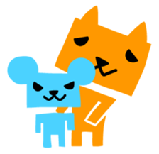 Senior Mouse & Junior Cat sticker #3981361
