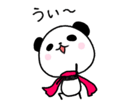 mascot character  of panda sticker #3981414