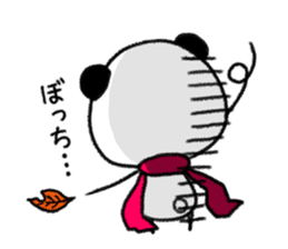 mascot character  of panda sticker #3981428