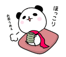 mascot character  of panda sticker #3981430