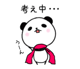 mascot character  of panda sticker #3981431