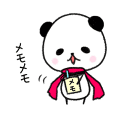 mascot character  of panda sticker #3981435