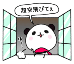 mascot character  of panda sticker #3981440